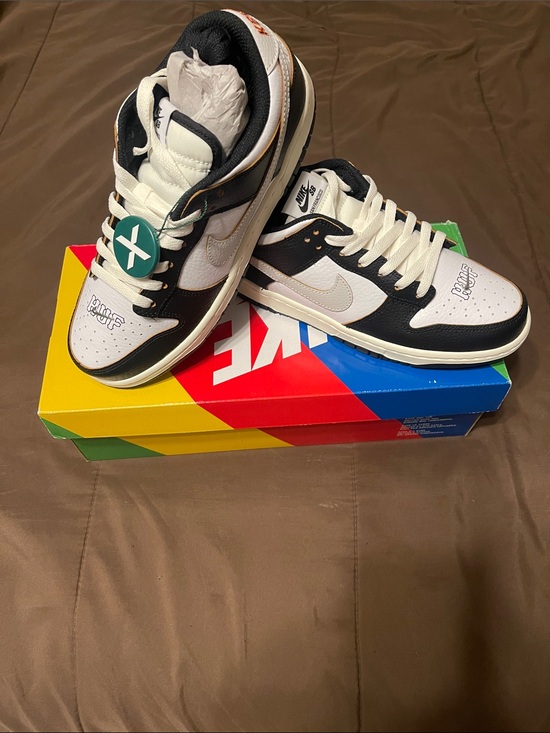 Nike Other - New Nike Mens, SB Dunk low HUF San Francisco, Keith Forever, size 7, White/Black